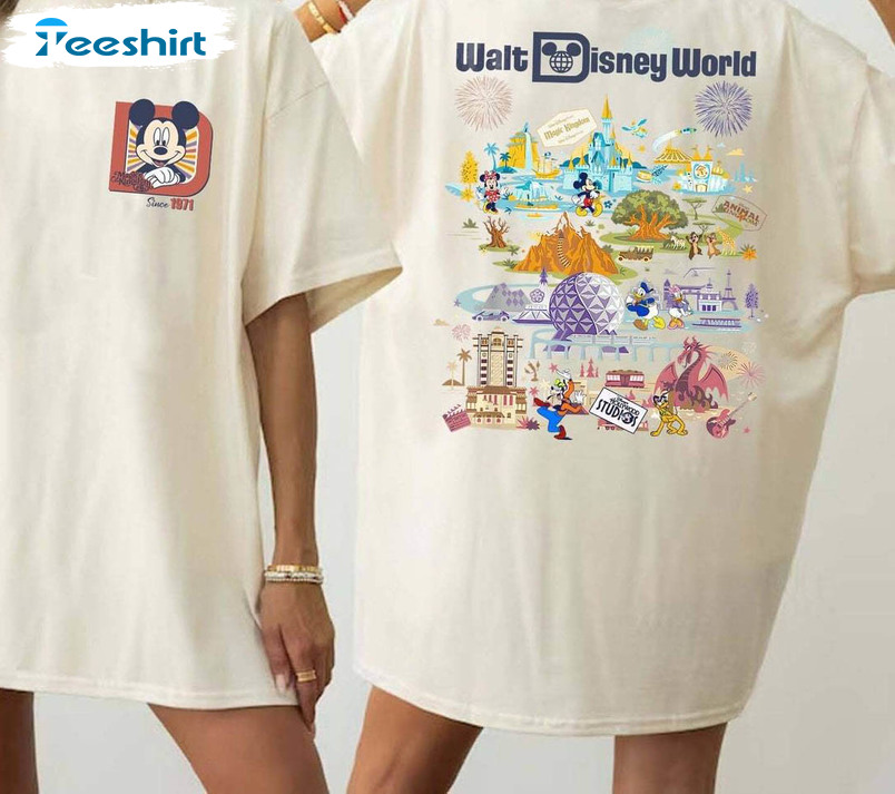 Walt Disney World Shirt, Magic Kingdom Disney Epcot Long Sleeve Hoodie