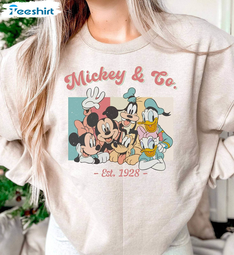 Retro Mickeyy And Company Shirt, Family Vacation Tee Tops T-shirt