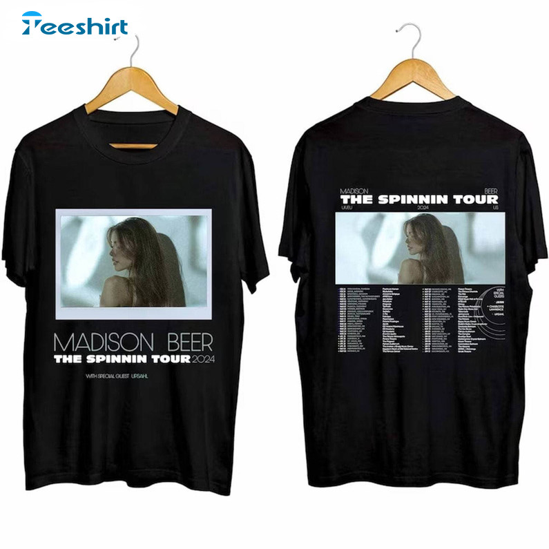 Madison Beer The Spinning Tour Shirt, 2024 Concert Tee Tops Sweater