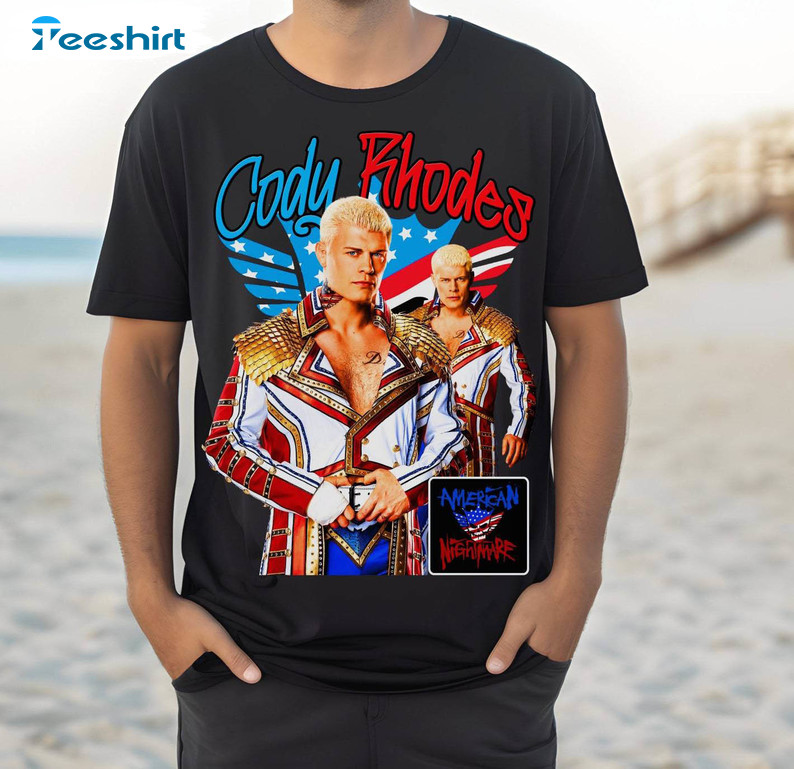 Cody Rhodes Vintage Shirt, Retro Wwf Attitude Crewneck Sweatshirt Tee Tops