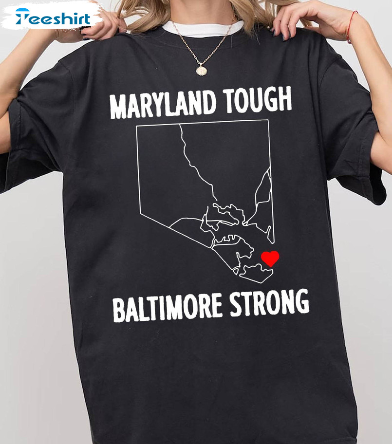 Baltimore Strong Shirt, Pray For Baltimore Short Sleeve Long Sleeve
