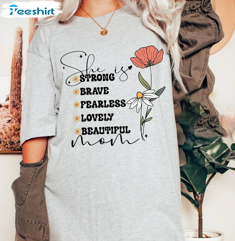 She Is Mom Vintage Shirt, She Is Me Tee Tops Hoodie