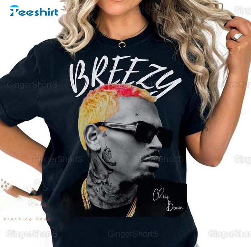 Chris Brown Trendy Shirt, Chris Brown Breezy Tee Tops Hoodie