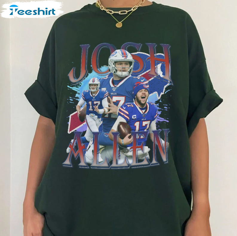 Oh My Josh Buffalo 90s Vintage Football Long Sleeve Sweatshirt Hoodie