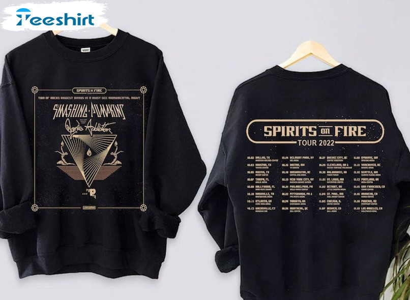 Vintage Smashing Pumpkins Shirt, Spirits On Fire Tour 2022 Shirt