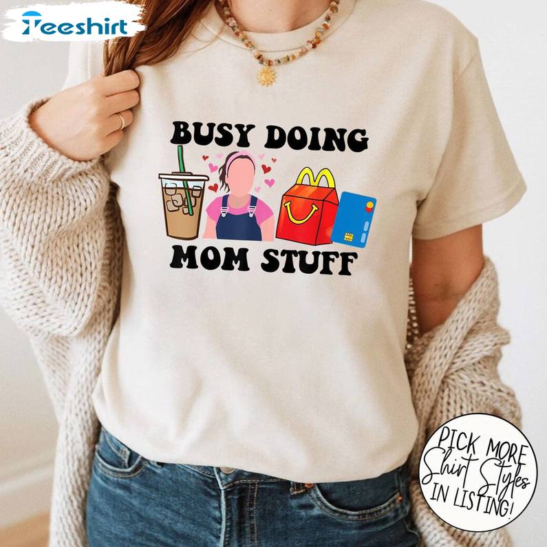 Can T Talk Right Now Doing Mom Stuff Shirt, Future Mom Tee Tops Hoodie