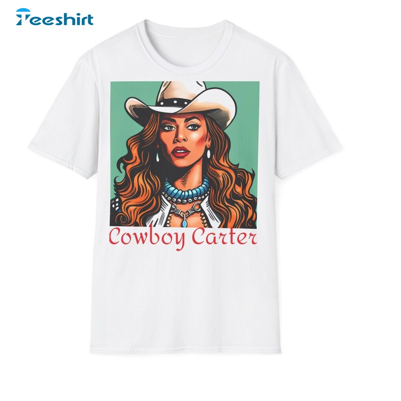 Cowboy Carter Trendy Shirt, Beyonce Music Tour Sweater T-shirt
