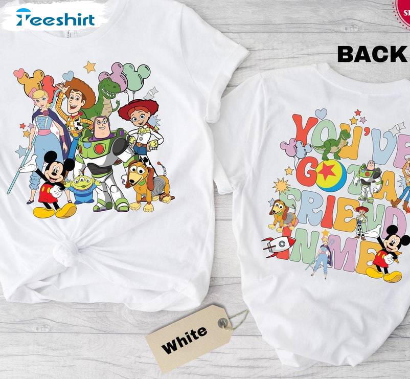 You Ve Got A Friend In Me Front And Back Shirt, Toy Story Long Sleeve Sweater