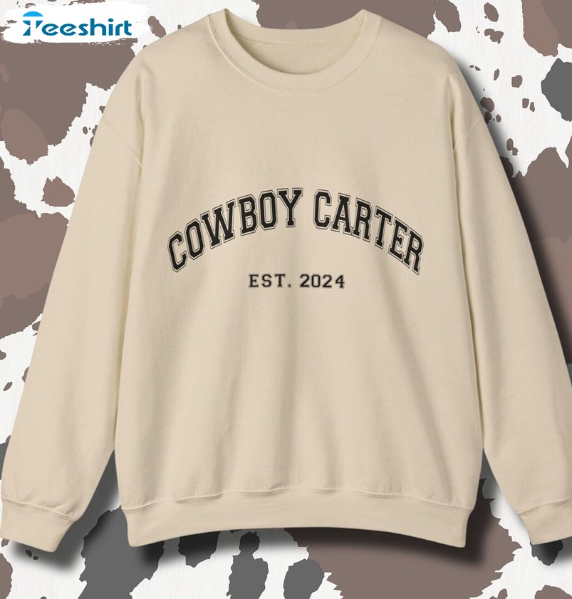 Beyonce Cowboy Carter College Shirt, Renaissance Act Ii Minimalist Long Sleeve Tee Tops