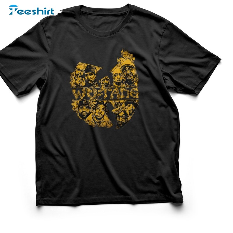 Iconic Wu Tang Logo Shirt, Wu Tang Art Hip Hop Crewneck Sweatshirt Tee Tops