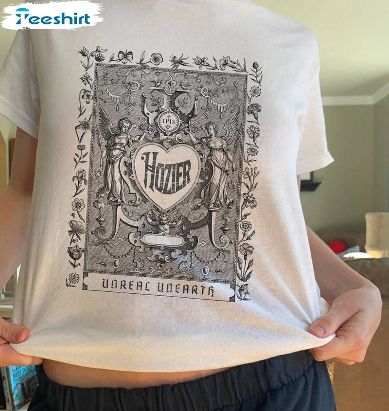 Hozier Unreal Unearth Shirt, Vintage Angels Floral Fairy Tee Tops Hoodie