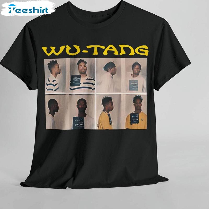 Wu Tang Clan Mugshots Shirt, Wu Tang Graphic Sweater Hoodie