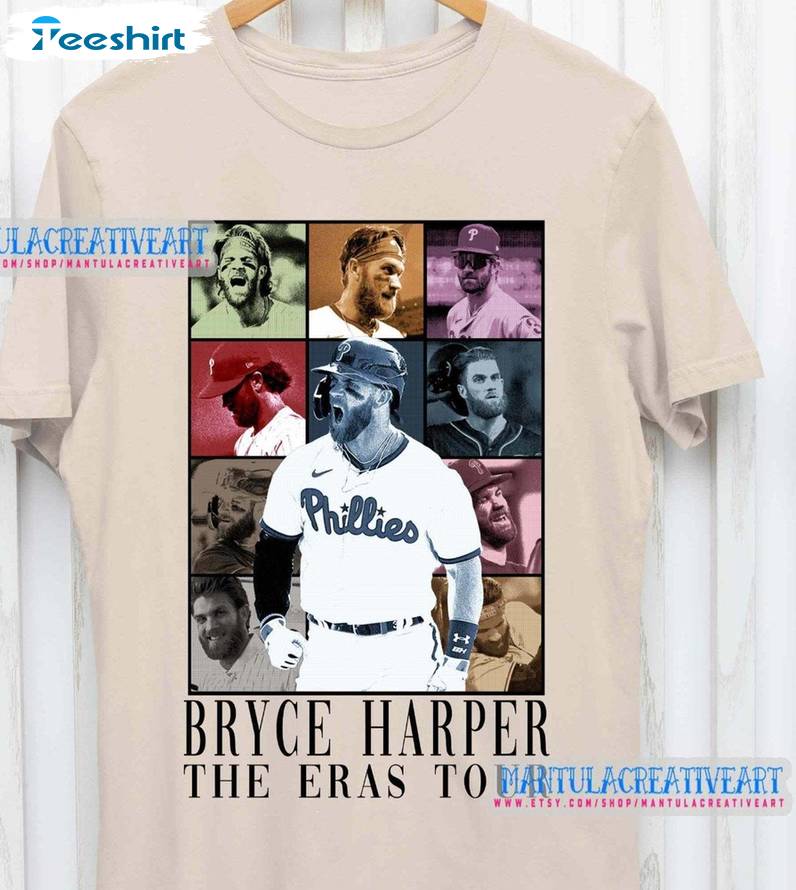 Bryce Harper The Eras Shirt, Unisex Crewneck Sweatshirt Hoodie Gift For Fans