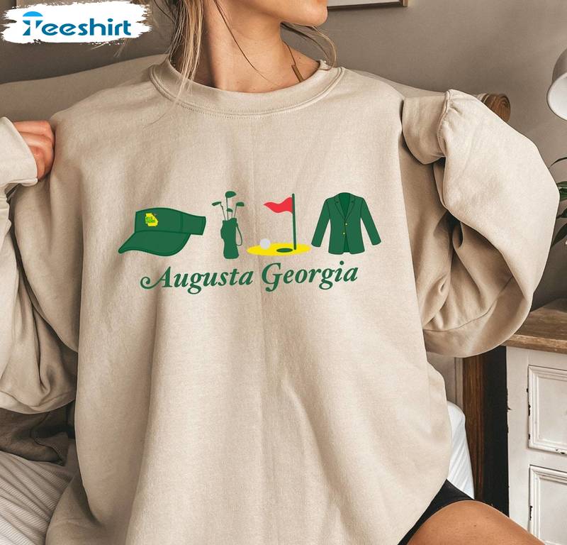 Augusta National Masters Golf Club Shirt, Masters Golf Crewneck Sweatshirt Tee Tops