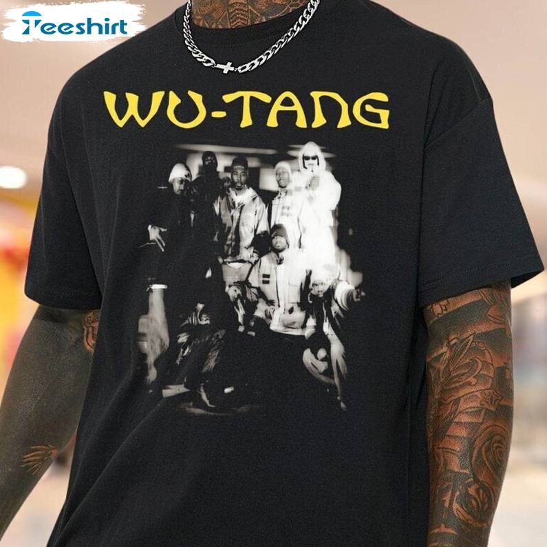 Wu Tang Clan Graphic Shirt, Wu Tang Rap Crewneck Sweatshirt Tee Tops