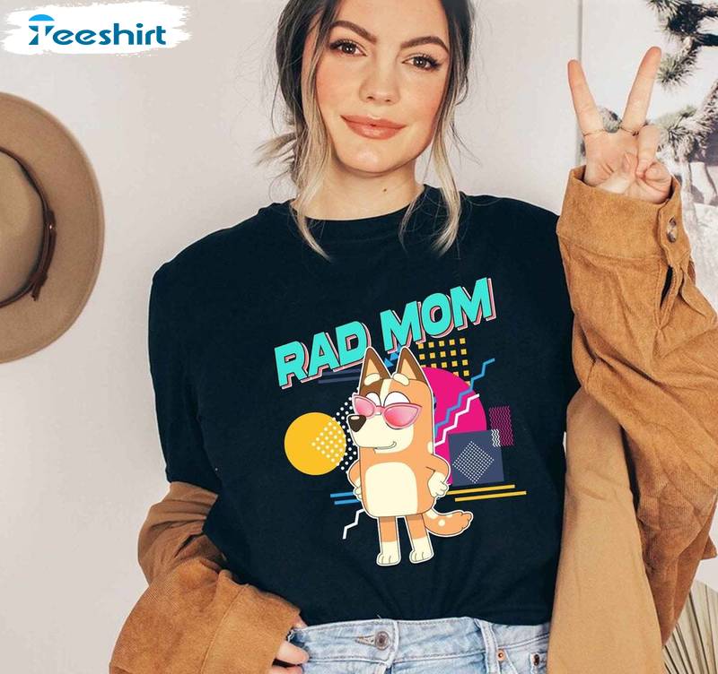 Rad Mom Bingo Bluey Shirt, Bluey Family Tee Tops T-shirt