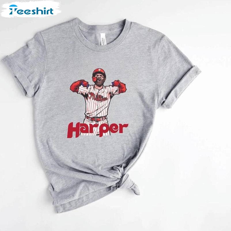 Bryce Harper Phillies Shirt, Harper Philadelphia Phillies Baseball Sweater T-shirt
