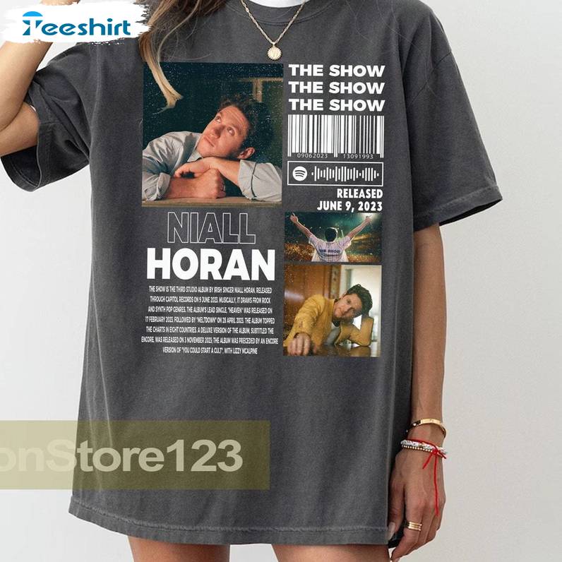 Niall Horan Trendy Shirt, The Show Live On Tour 2024 Long Sleeve Sweater