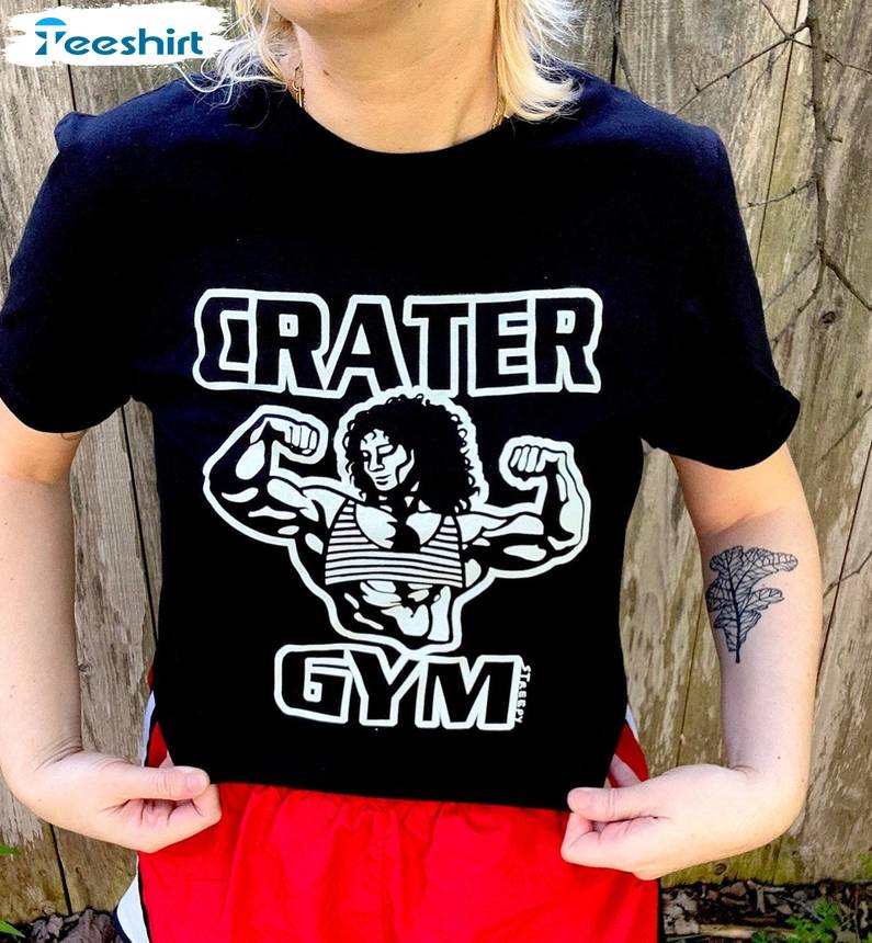 Crater Gym Love Lies Bleeding Shirt, W Katy O Brien As The Bodybuilder Short Sleeve Tee Tops