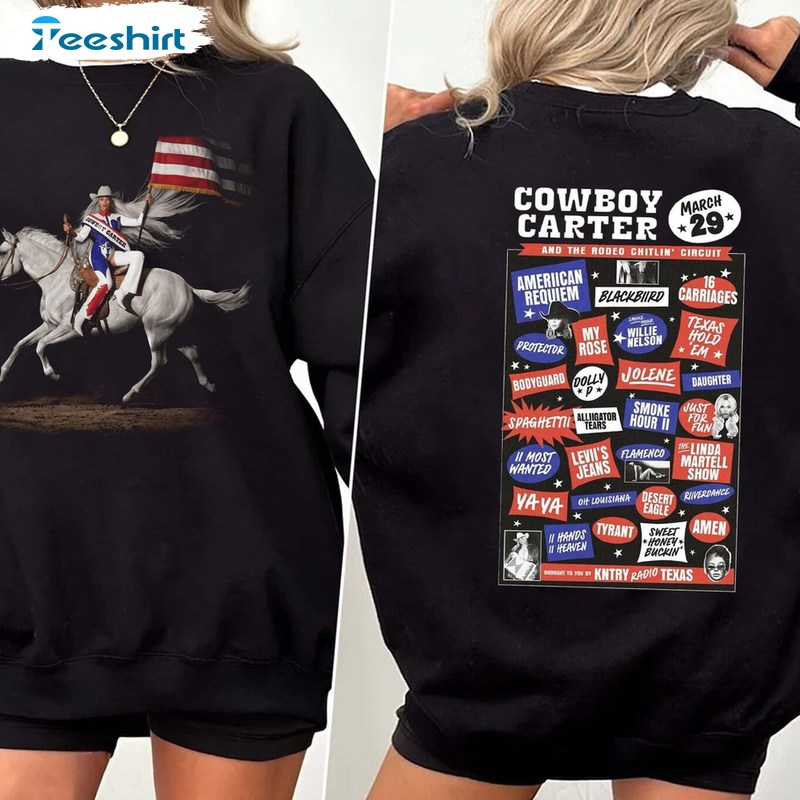 Cowboy Carter Trendy Shirt, Beyoncee Sweater T-shirt