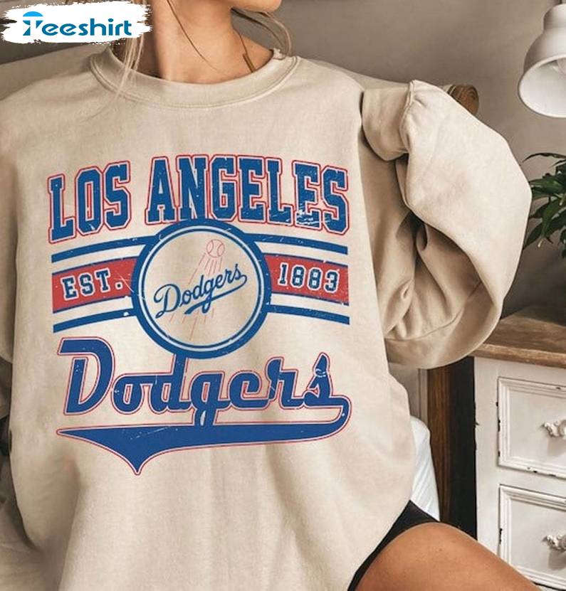 Los Angeles Baseball Shirt, Vintage Style Los Angeles Baseball Sweater Hoodie