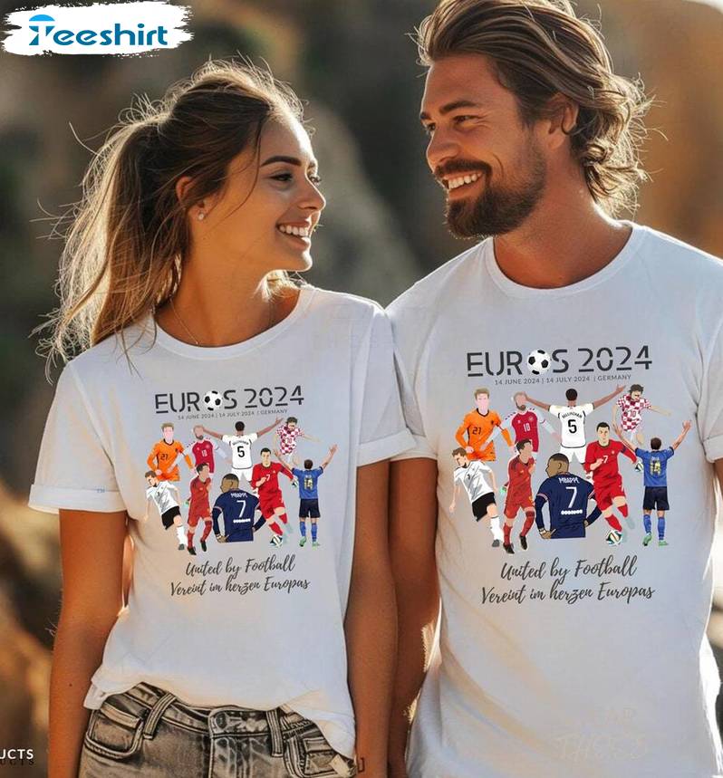 Euro 2024 Trendy Shirt, Football Euros 2024 Official Tee Tops Hoodie