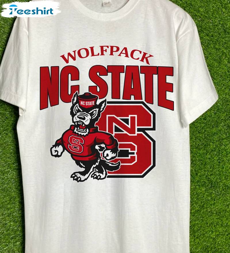 Nc State Shirt, Nc State Wolfpack North Carolina Crewneck Sweatshirt Long Sleeve