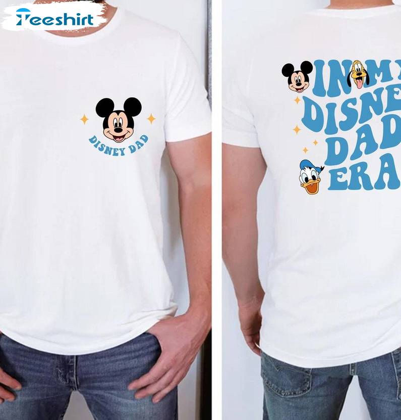 Funny In My Disney Dad Era Shirt, Mickey , Dona And Dog Long Sleeve Tee Tops