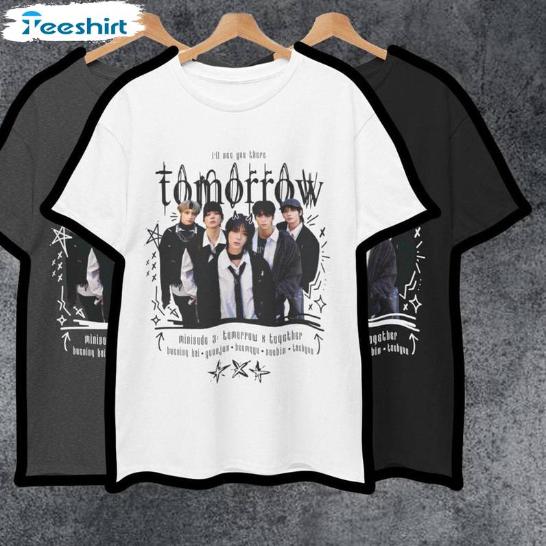 Txt Temptation Band Shirt, I'll See You There Member Short Sleeve T-shirt