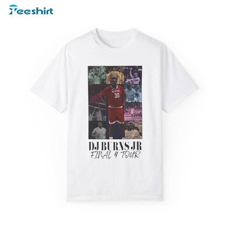 Dj Burns Jr Final 4 Tour Shirt, March Madness 2024 Crewneck Sweatshirt Sweater