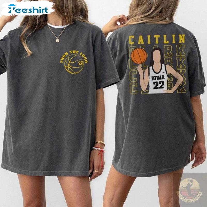 Caitlin Clark Basketball Shirt, Vintage From The Logo 22 Unisex Hoodie Hoodie