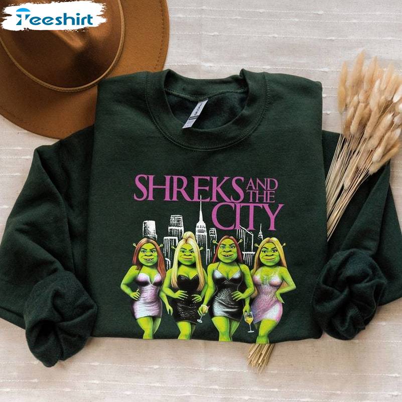 Shrek And The City Sweatshirt Shrek Shirt, Can't Today I'm Swamped T-shirt Tank Top