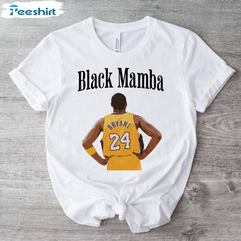 Kobe Bryant Shirt, Black Mama Los Angeles La Lakers Short Sleeve Tee Tops