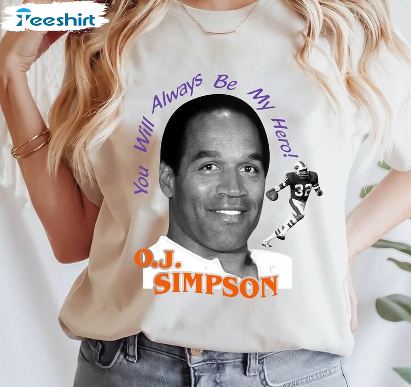 Rip Oj Simpson Shirt, Thanks For Memories Simpson 32 Short Sleeve Sweater
