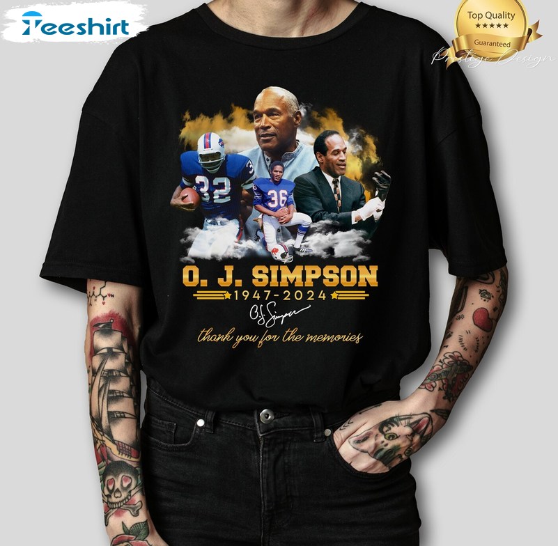 Oj Simpson Shirt, O J Simpson Shitpost Long Sleeve Hoodie