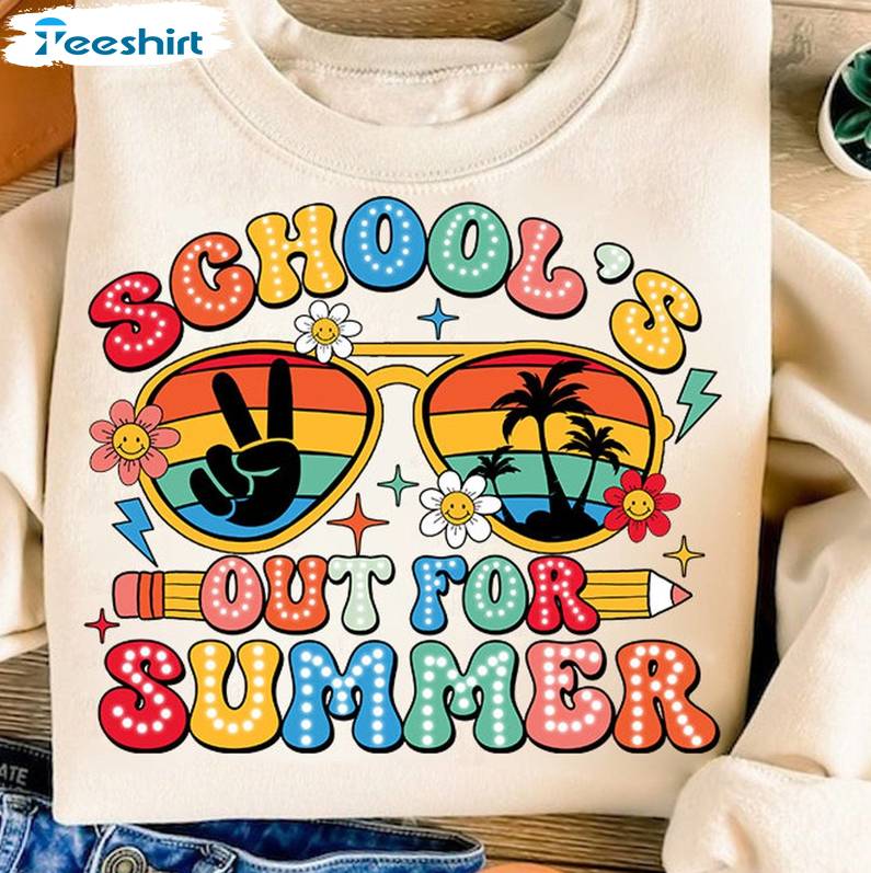 School's Out For Summer Shirt, Last Day Of School Funny Tee Tops T-shirt