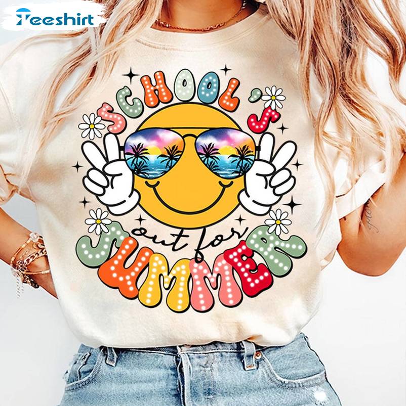 School S Out For Summer Shirt, Last Day Of School Tee Tops T-shirt