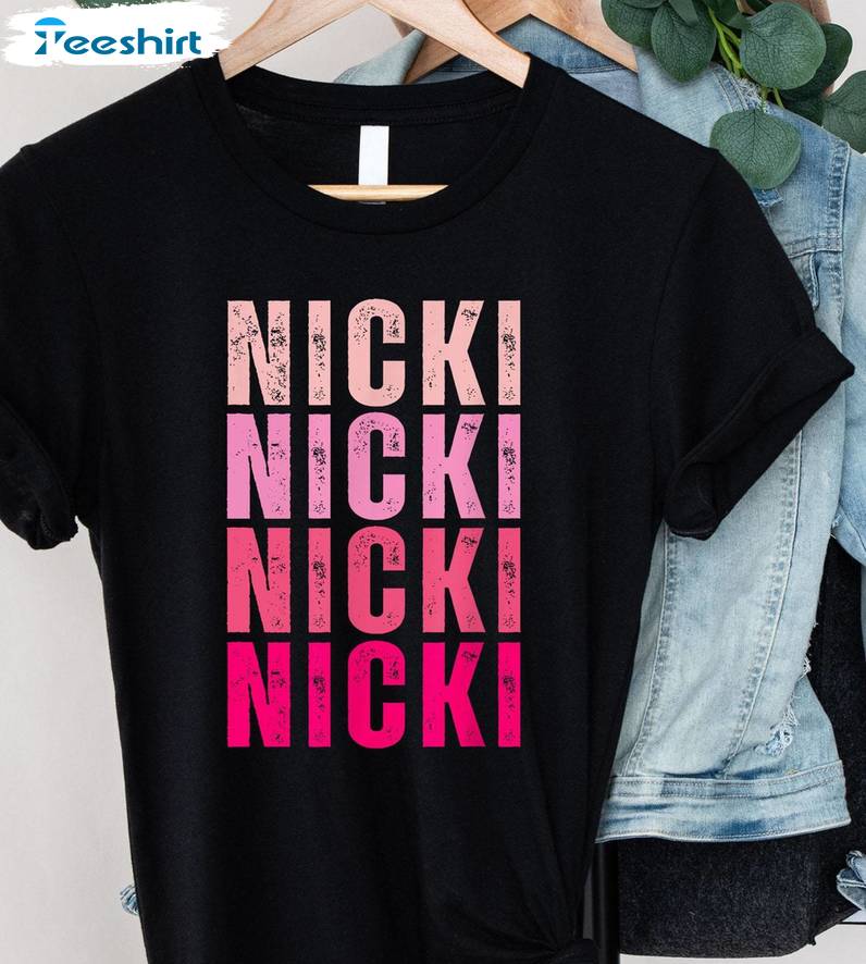 Nicki Minaj Vintage Shirt, Hip Hop Pink Friday 2 World Tour Long Sleeve Sweater