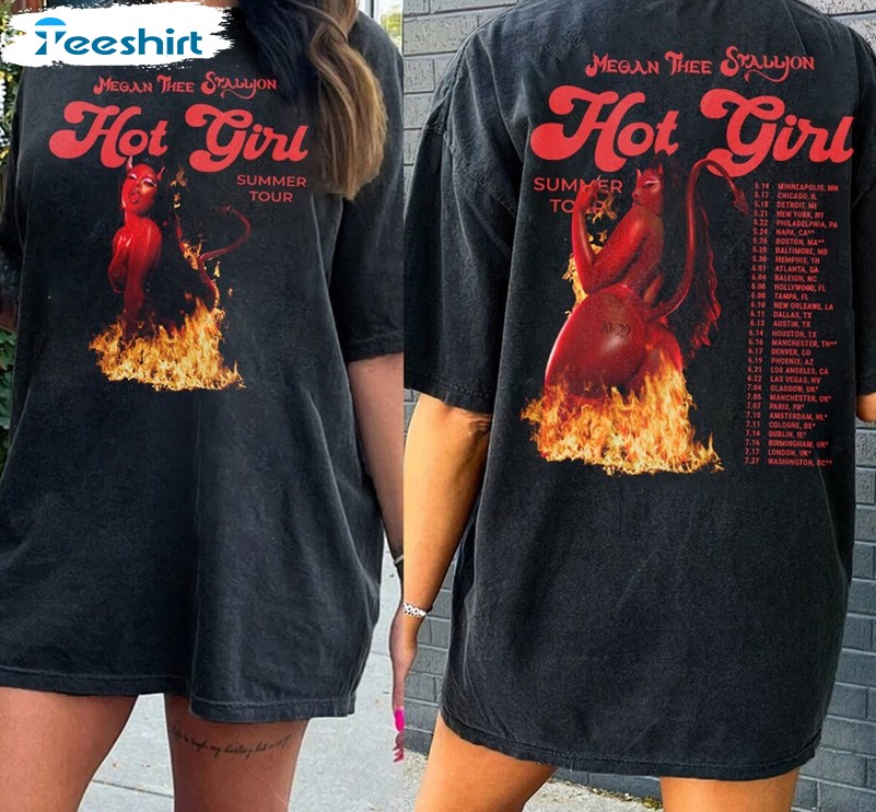 Megan Thee Stallion Shirt, Megan Thee Stallion Summer Tour Tee Tops T-shirt