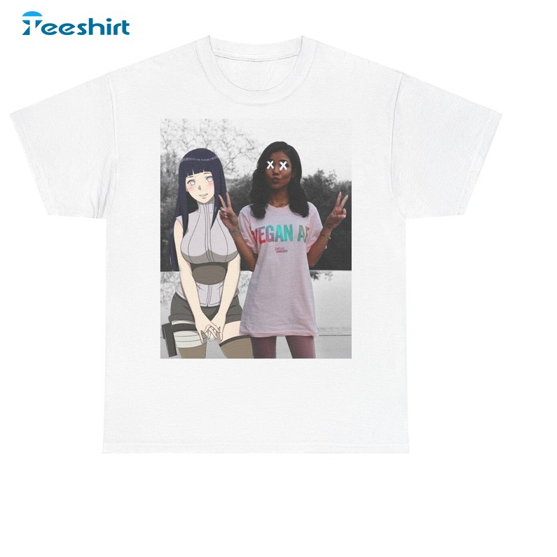 Jhene Aiko X Hinata Anime Hiphop Shirt, Trendy Music Unisex Hoodie Short Sleeve