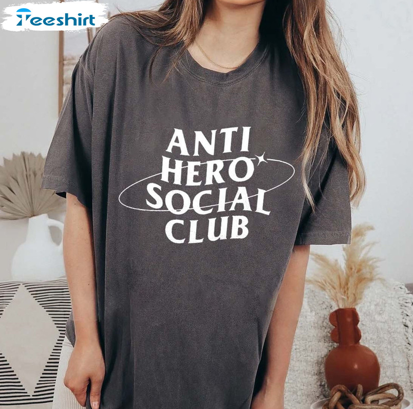 Anti Hero Social Club, Meet Me At Midnight Unisex Long Sleeve Sweatshirt Hoodie Shirt