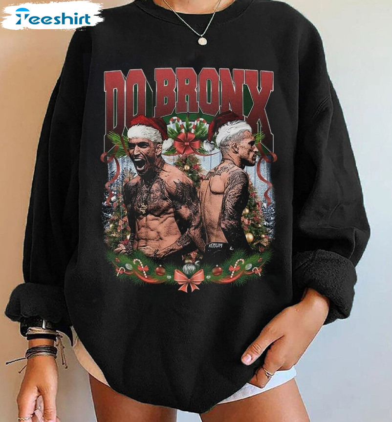 Do Bronx Bootleg 90s Shirt - Charles Oliveira Long Sleeve Sweater