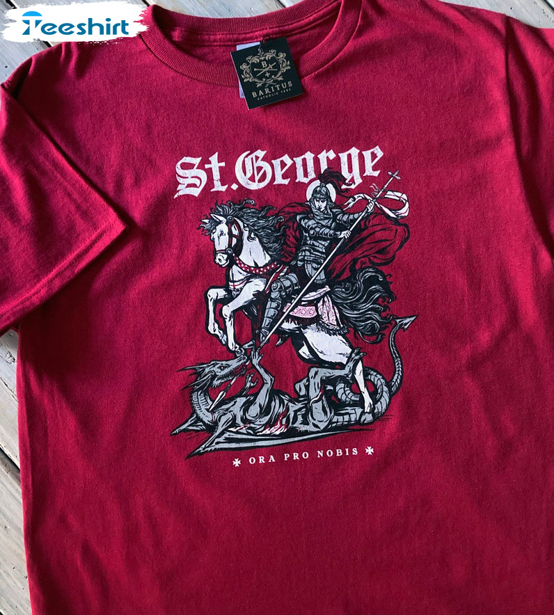 St George And The Dragon Shirt - Trending Design Unisex Hoodie Sweater