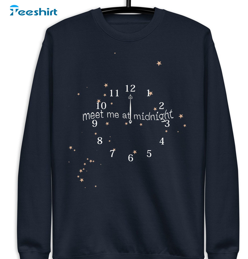 Meet Me At Midnight Sweatshirt - Taylor Swiftieshort Sleeve Tank Top