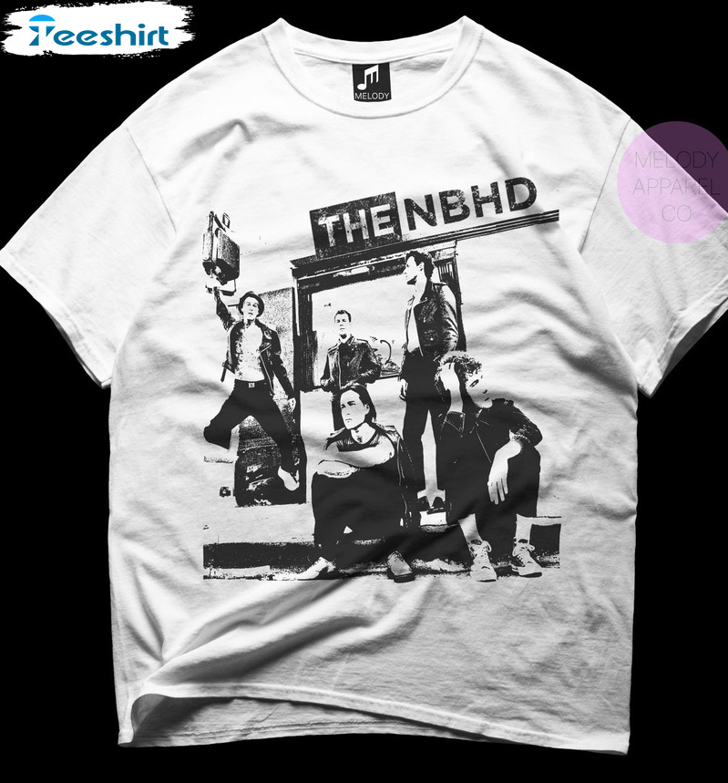 The Neighborhood Band NBHD Upside Down House Shirt T-Shirt Mens XL