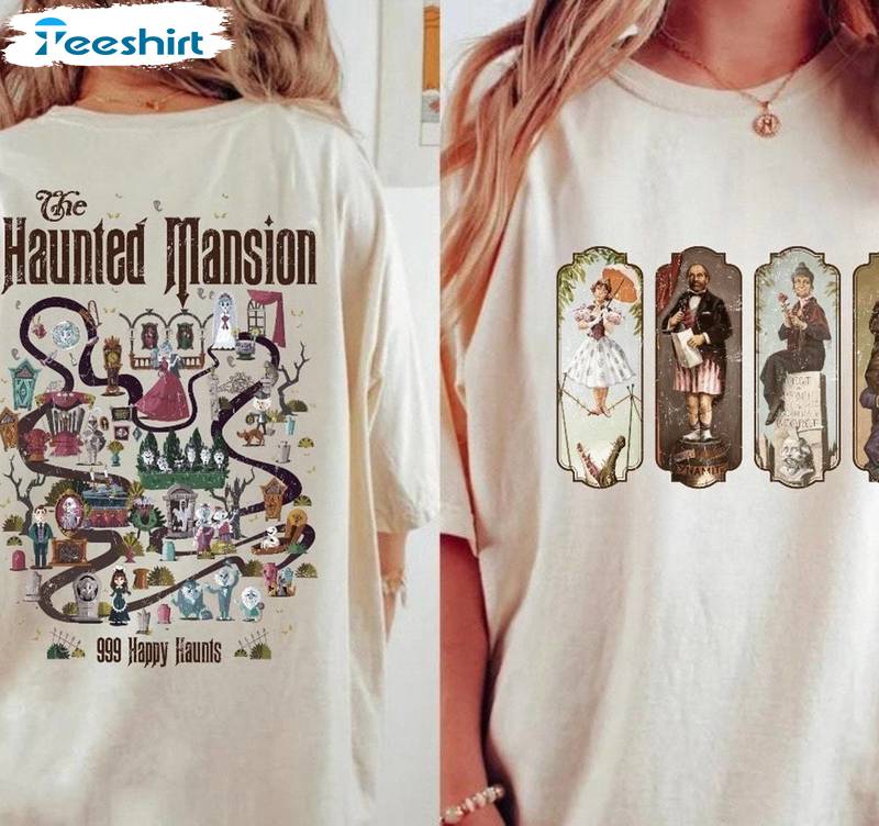 The Haunted Mansion Shirt, Mansion Map Stretching Room Sweater T-shirt