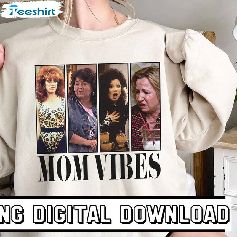 Mom Vibes Shirt, Sitcom Mom Cool Mom Gifts Tee Tops Hoodie