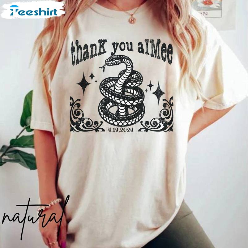 Thank You Aimee Shirt, Pop Culture Vintage Tee Tops Sweater