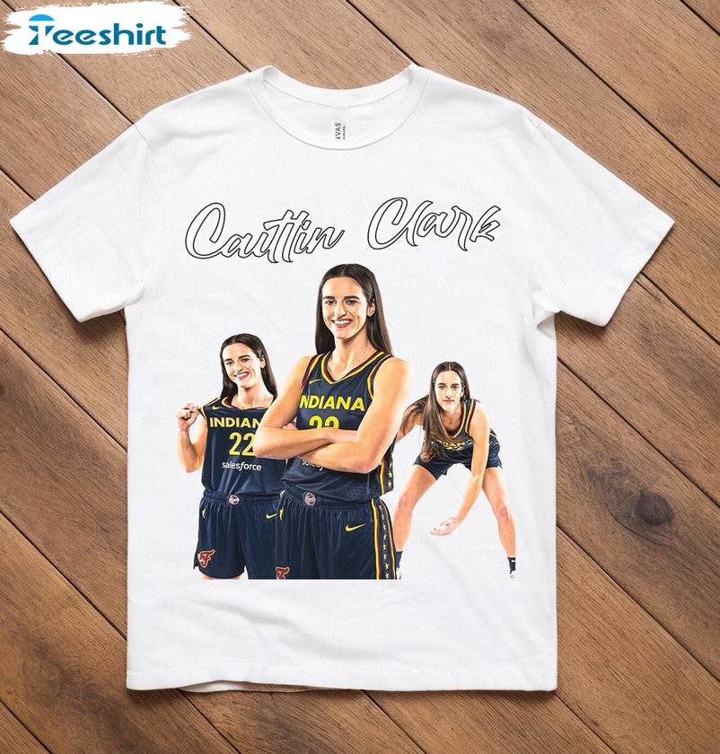 Caitlin Clark Shirt, Caitlin Clark Indiana Fever Wnba Short Sleeve Sweater