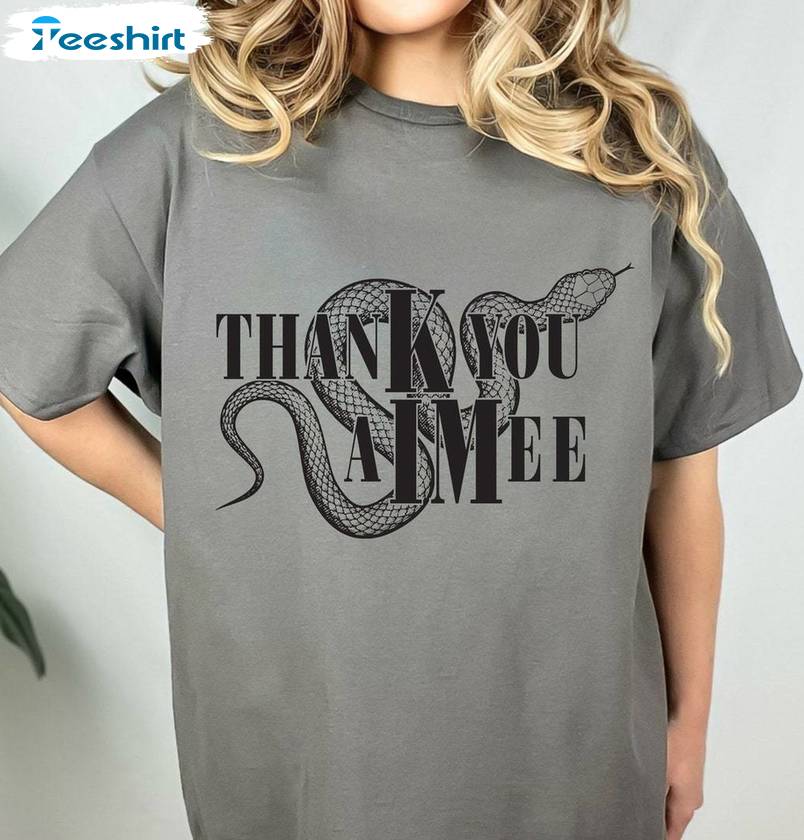 Thank You Aimee Shirt, Swiftie Snake Tee Tops Sweater